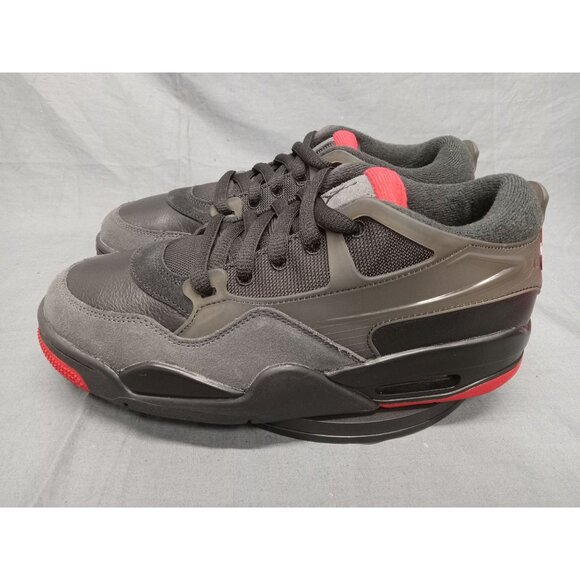 Nike Boys Air Jordan 4 RM (GS) Sneakers Mesh Black Red Size 7 NEW NO BOX! - Picture 8 of 11